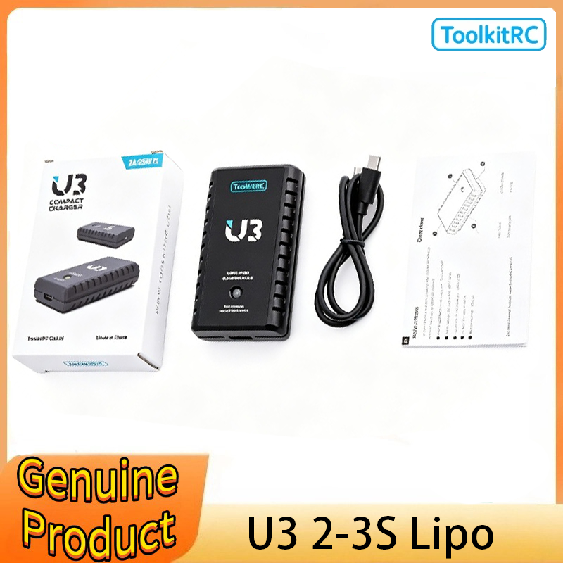 Drone Battery 3S - شاحن بطاريات ToolkitRC U3 2-3S LiPo