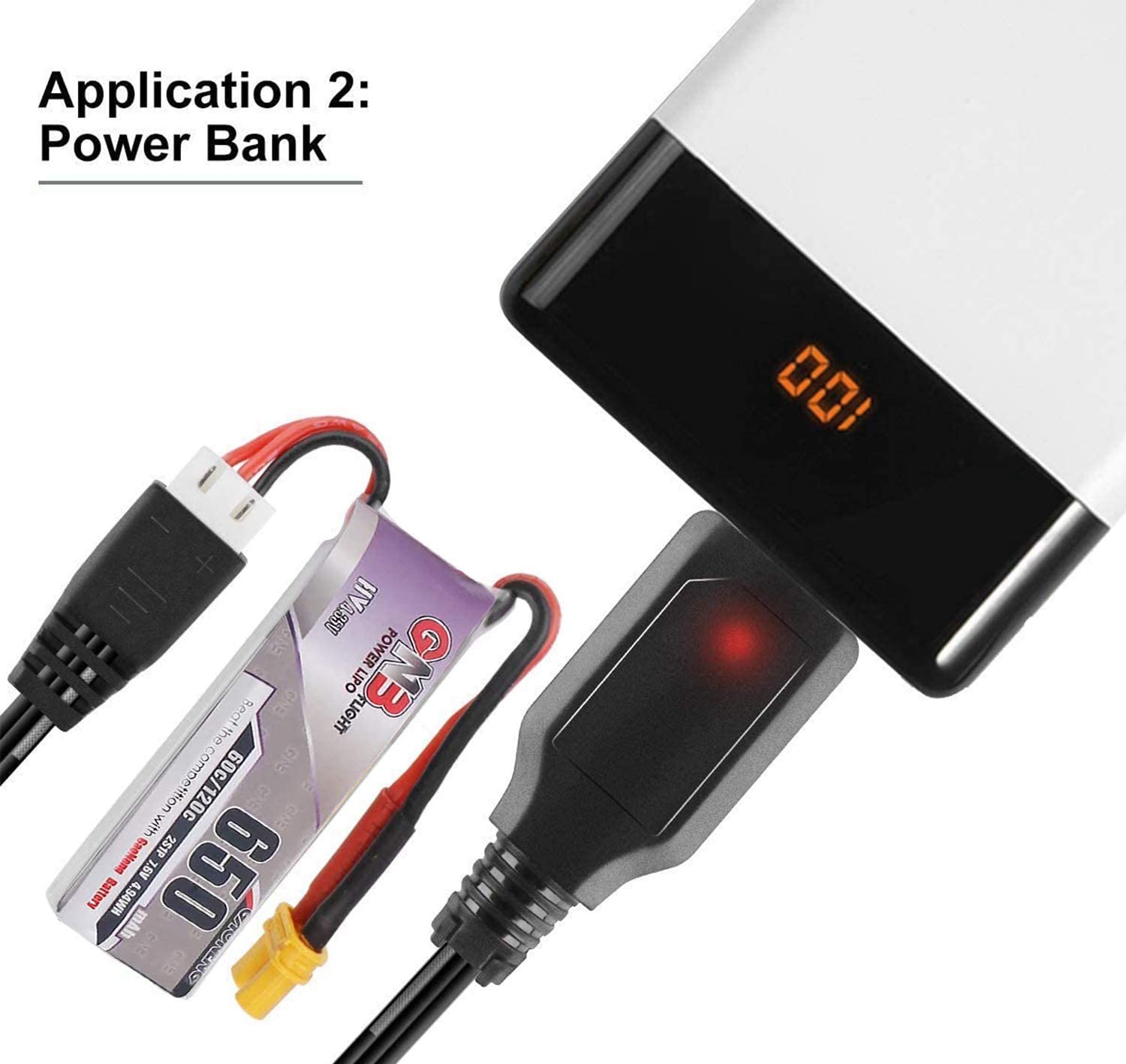 1-حزمة XH-3P التوازن 7.4 فولت  - مراجعة Drone Battery Balance Charger وسعره