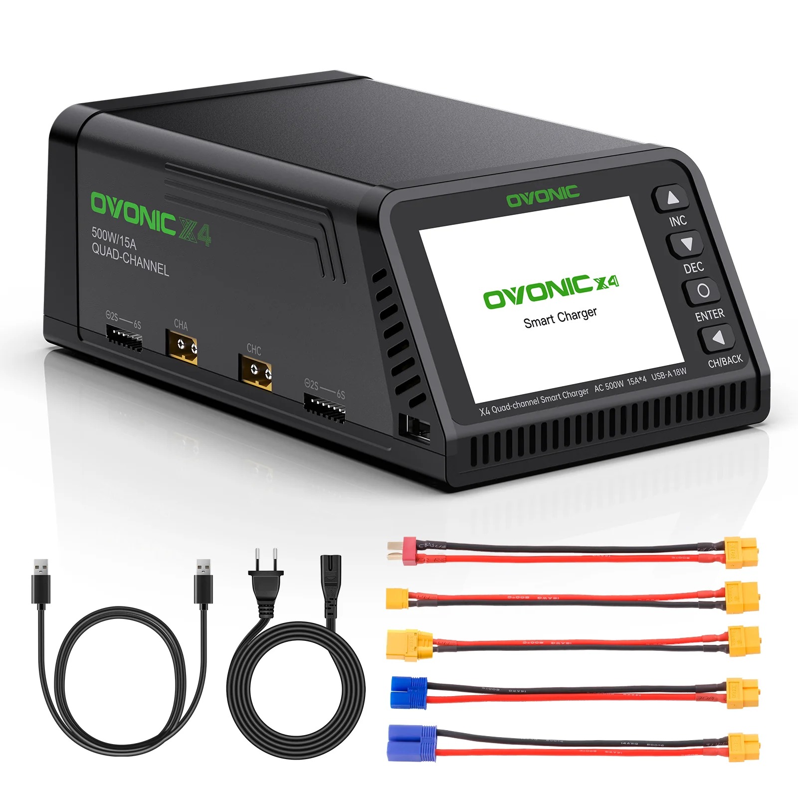 شاحن بطاريات ذكي Ovonic X4 AC5 - مراجعة Drone Battery 3S وسعره