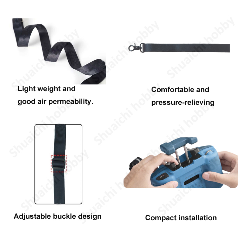 حزام رقبة قابل للتعديل مع حامل - مراجعة Drone Battery Strap وسعره